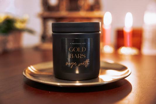 Gold Bars - WEALTH Forced Subliminal Candle