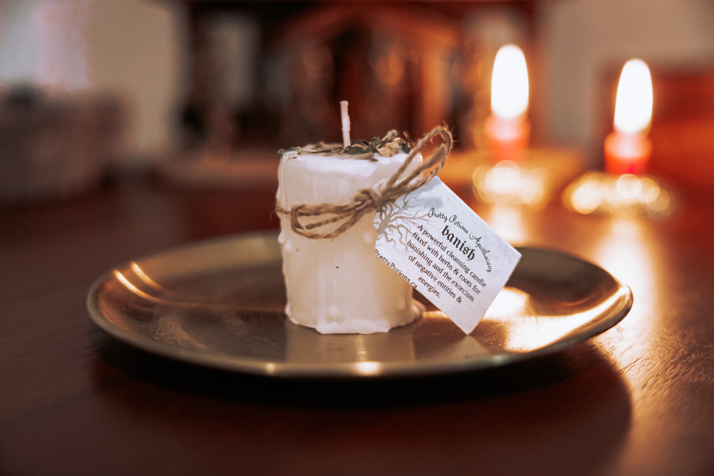 Banish Ritual Votive Candle