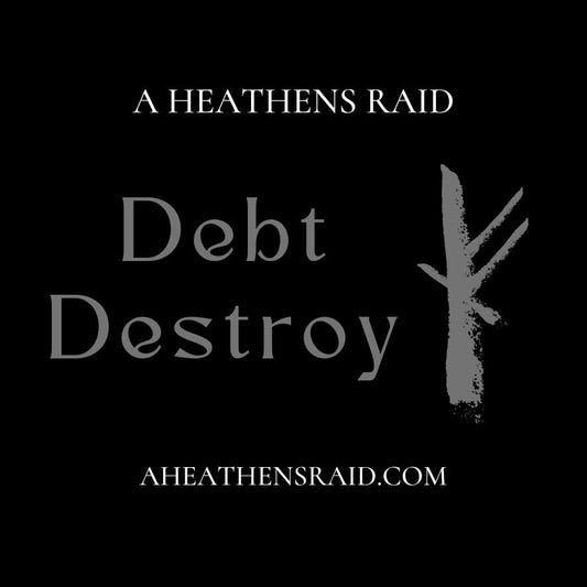 Debt Destroy Candle